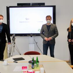 Sebastian Zinke zu Gast an der Felix-Nussbaum-Schule (Januar 2021): Digitaler Unterricht in Corona-Zeiten